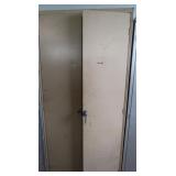 Metal Shop Cabinet 36x18x78" (no contents)