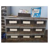 9 Compartment Cabinet 11Hx18Wx11"D, Conduit Glue,