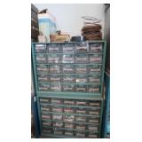 2 Cabinets w/Contents-both 9Hx11.5Wx5"D