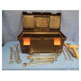 Plastic Toolbox 23x11x12" w/lg Craftsman