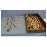 Wrenches-larger sizes, various brands
