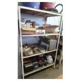 4-shelf Metal Unit 38x26x60" (no contents)
