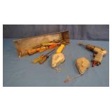 Screwdrivers, Air Chisel Gun, Chalk Lines