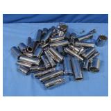 Craftsman SAE Sockets-1/2" & 3/8", Deep & Shallow