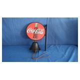 Cast Iron Coca-Cola Dinner Bell 14Lx10"W