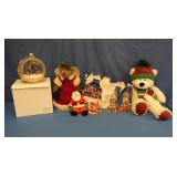 Christmas-Bears & Glass Ornaments