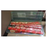 Tote of Wrapping Paper Rolls