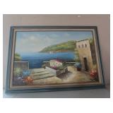 Framed Canvas Art 29x41"