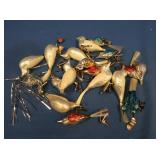 Clip-on Glass Birds-made in Germany