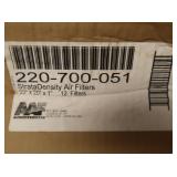 12 pack Furnace Filters 20x20x1