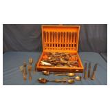 Silverplate Silverware in box-"Hotel Hershey"