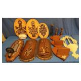 Wooden Wall D?cor, Candlesticks