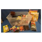 NIP Drop Cloths, Paint Brushes, Plastic Sheeting