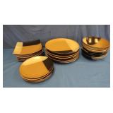 27 pcs Sango Plate & Bowl Set