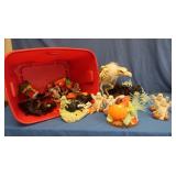 Vulture Skeleton, Spiders, Rats, Resin, Ceramic