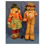 Straw Scarecrow D?cor 33"