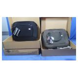 2 Womens Black Computer Briefcase, Womens Sage