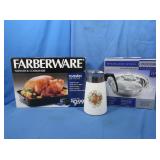 NIB Professional 10" Pan w/Glass Lid, Farberware