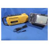 Radio, Vintage Portable TV
