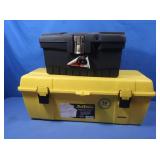 2 Plastic Toolboxes