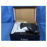 NIB Totes Stadium Black Boots-sz 12M