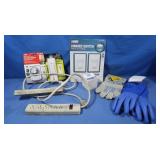 NIP Dimmer Switches, NWT Vinyl Ove Gloves, New