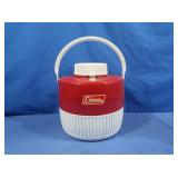 Classic Coleman Red/White 1 Gal Cooler