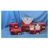 Gorham Crystal Bowl, Crystal Sugar & Creamer Sets