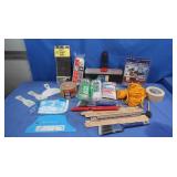 Drop Cloths, Paint Roller Refills, Tape