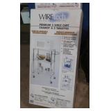 NIB Wiretech 3-shelf Cart