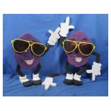 2 California Raisins Characters 20" tall