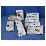 Lighted Magnifiers, Scrapers, Cell Phone Kits