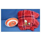 Berkshire Peanuts Fleece Blanket, Peanuts 10"