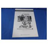 Vintage Warner Brothers Press Book "Kisses for My