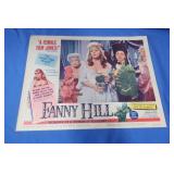 8 Vintage "Fanny Hill" Lobby Cards 11x14"