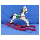 Wooden Rocking Horse (repaired)