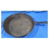 Vintage Wagner 1891 Cast Iron Fry Pan 14"
