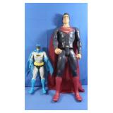 Large Superman & Batman Figures