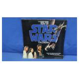 1978 Star Wars Calendar (writing on month pages)