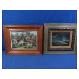 Framed Oil on Canvas & Oil on Board