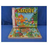 Vintage Milton Bradley Smurf Board Game