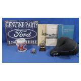 Bike Seat, Repro Metal Signs