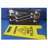 5 pc Chrome Towel Bars, Holders