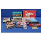 Vintage Games-Dominoes, Bingo, Monopoly
