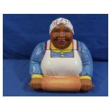 Handpainted Clay Cookie Jar