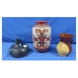 Pottery Vases, Nicaragua, Onion Bottle Style &