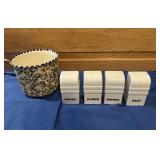 Vintage Art Deco Design Stovetop Flour,Sugar, Salt