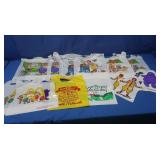 Vintage McDonalds Plastic Bibs