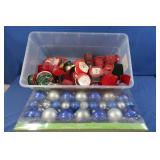 Christmas Bulbs & Ribbon