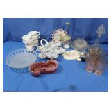 Lot of Mugs, Tray & Glasses